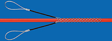 Kabelmontagestrümpfe mit 2 Schlaufen